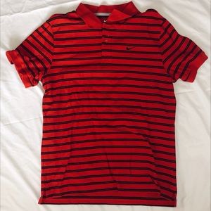 Nike never worn red polo